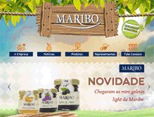 Tablet Screenshot of maribo.com.br