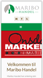 Mobile Screenshot of maribo.dk