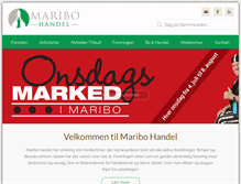 Tablet Screenshot of maribo.dk